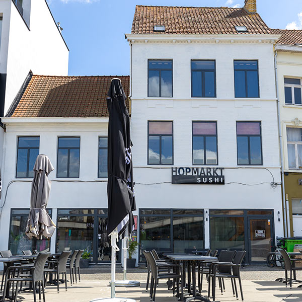 De beste sushi's op de Hopmarkt in Aalst